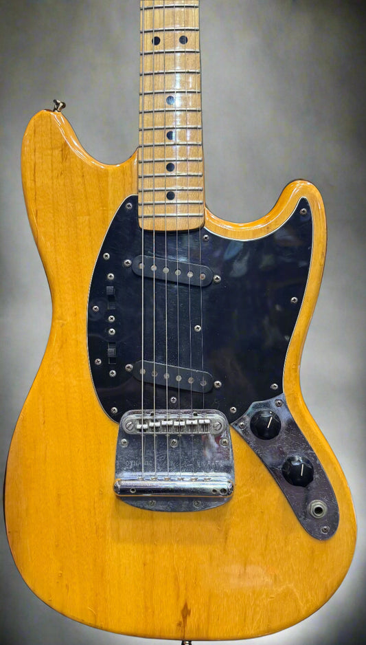 Fender Mustang 1977-78 - Natural - Pre-Loved