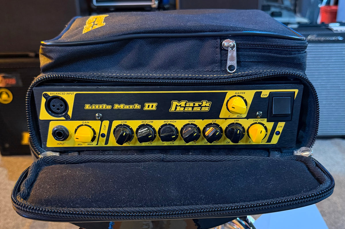 Markbass Little Mark III 500W Bass Head w/bag - Pre-Loved
