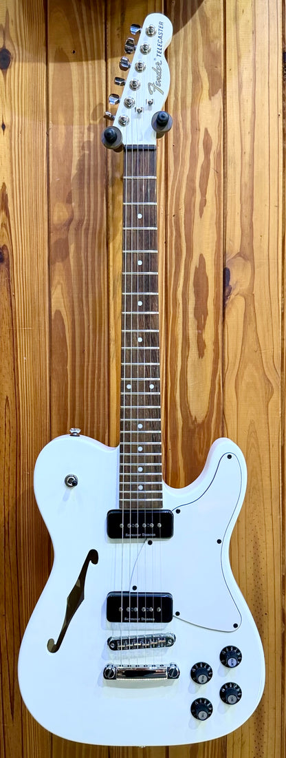 Fender Jim Adkins JA-90 Telecaster Thinline - White - Pre-Loved