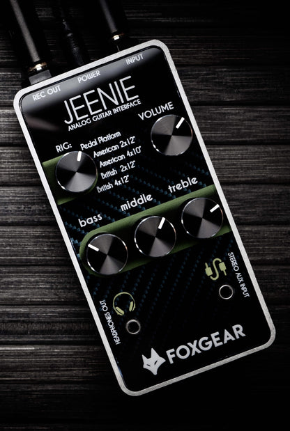 Foxgear Jeenie Analog Simulator and Guitar Interface Pedal