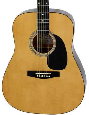 Aria Fiesta Series Dreadnought Acoustic Guitar - Natural