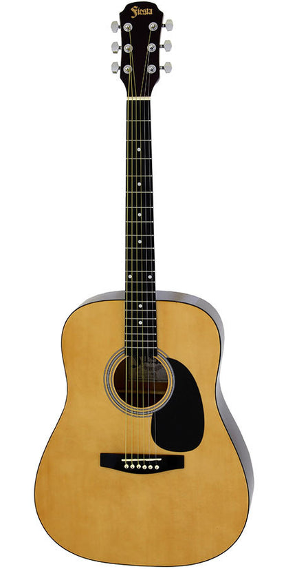Aria Fiesta Series Dreadnought Acoustic Guitar - Natural
