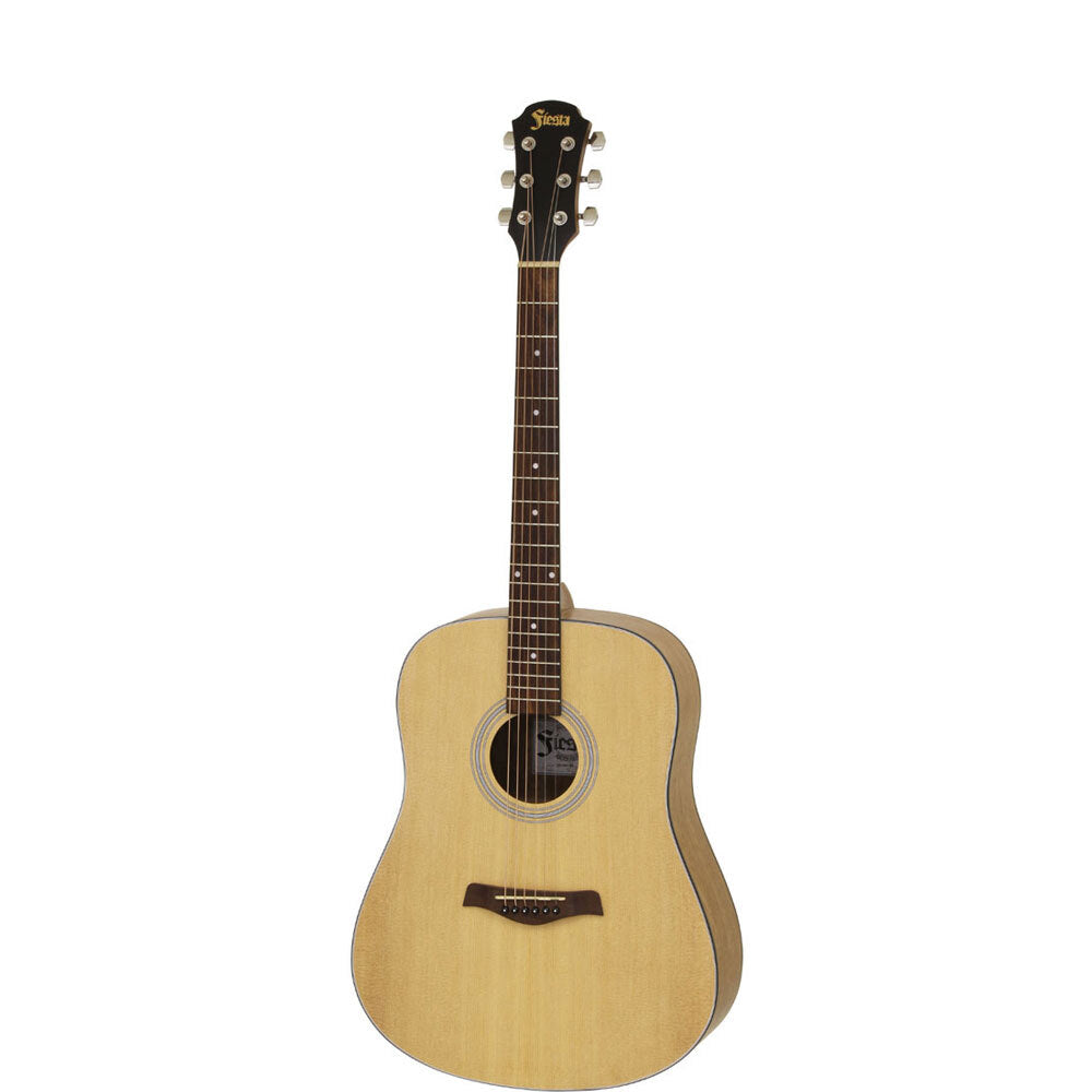 Aria Fiesta Series Traveller Acoustic Guitar - Natural