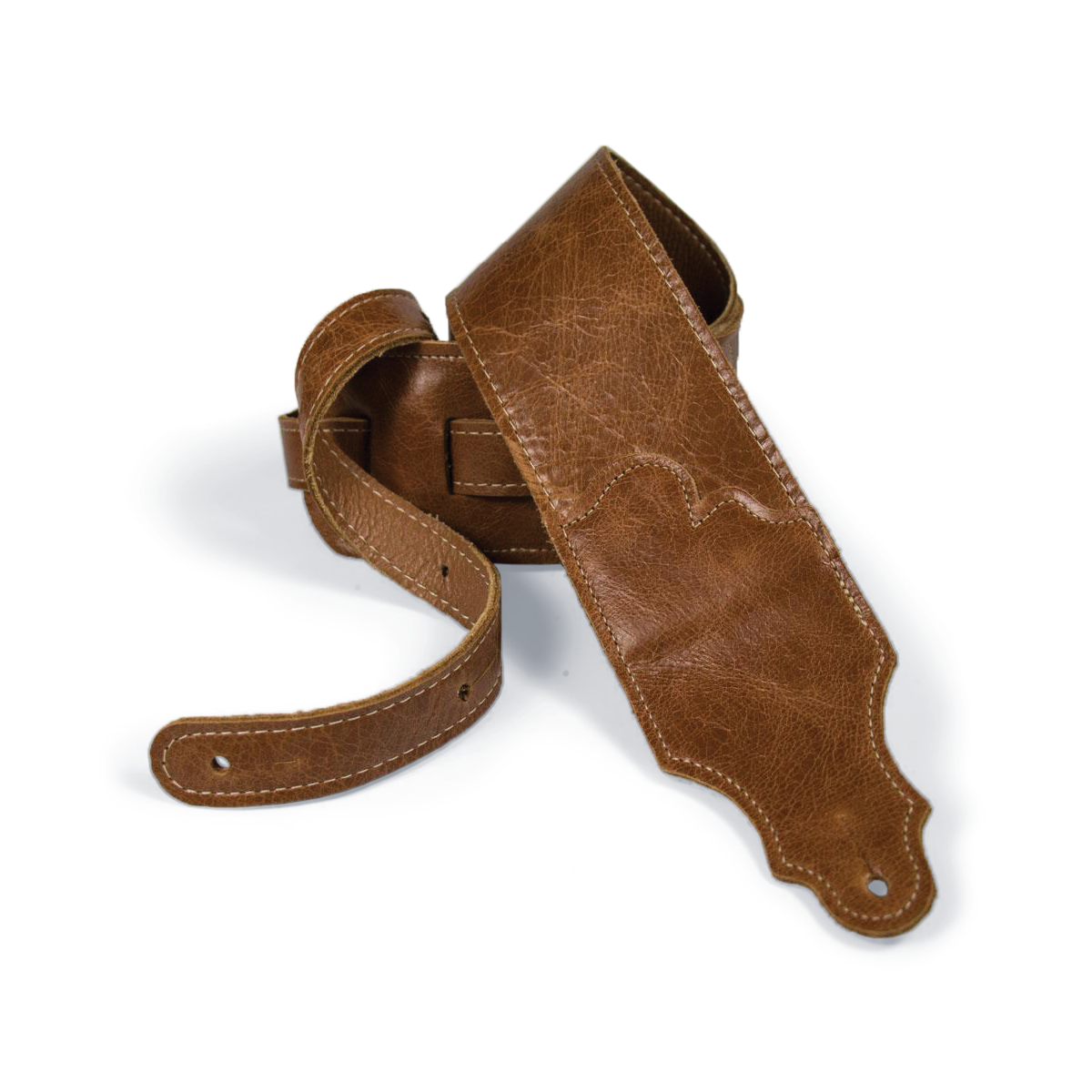 Original Natural Glove Leather Guitar Strap – Franklin Strap
