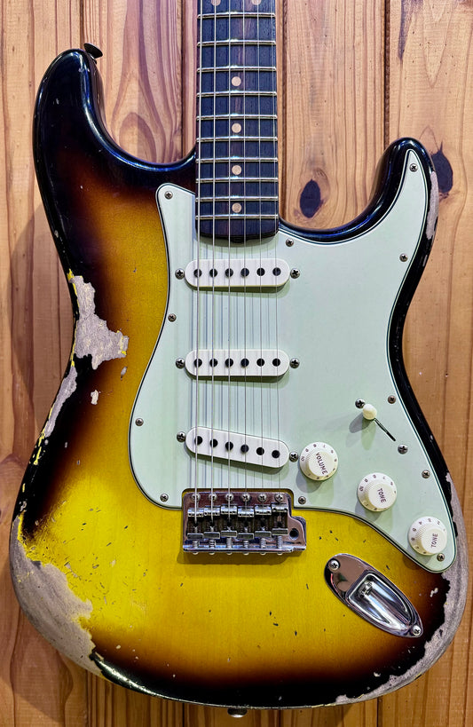 Fender Custom Shop 'Bad Brothers' '61 Stratocaster 'Heavy Relic Finish' - 3 Tone Sunburst