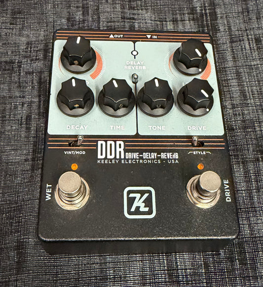 Keely DDR Drive Delay Reverb Pedal - Pre-Loved