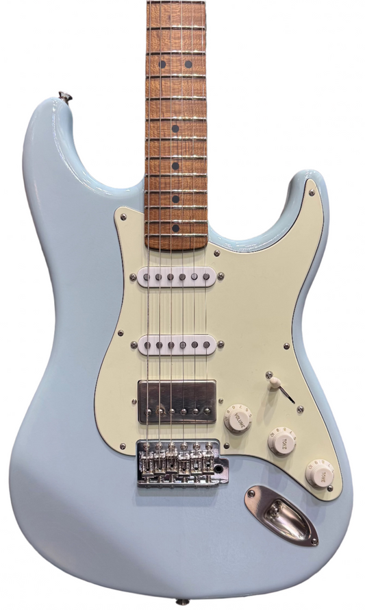 LSL Instruments Saticoy 'ERA' Electric Guitar - Faded Trans Sonic Blue