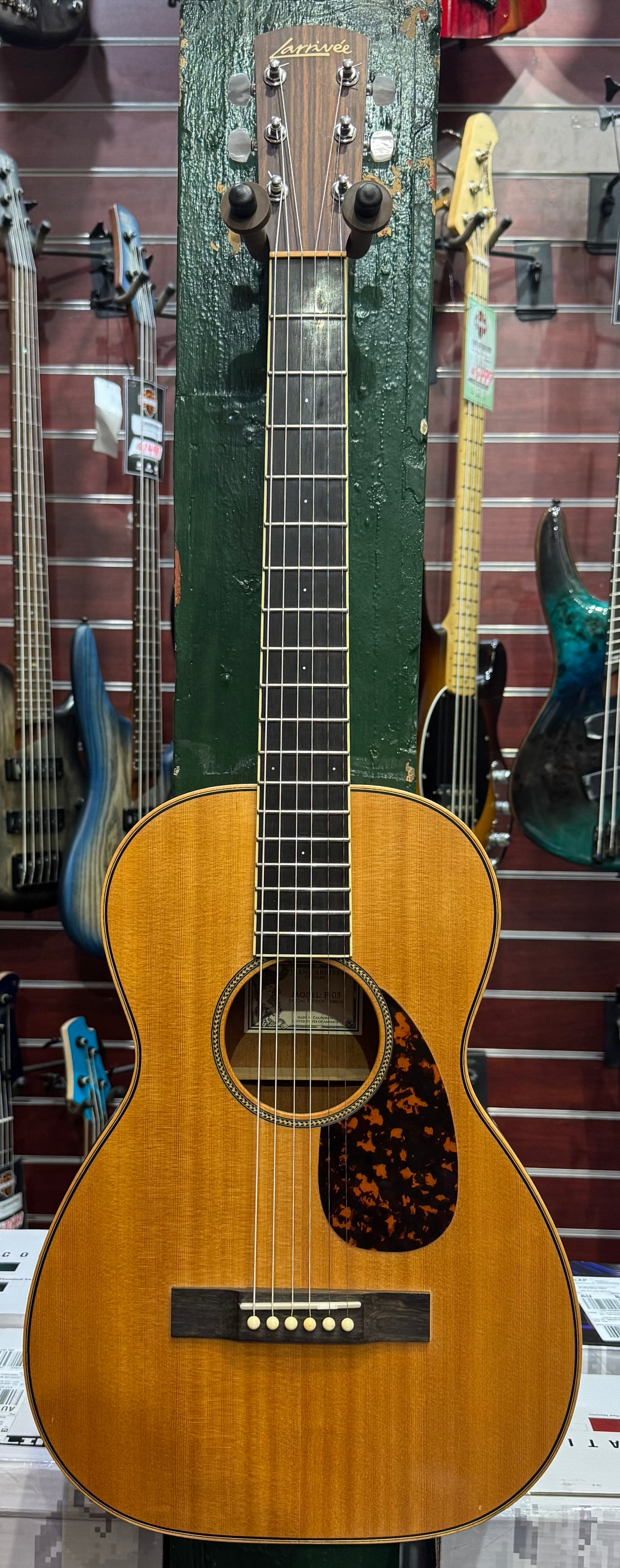 Larrivee P-02 All Solid Parlour Acoustic Guitar - Pre-Loved