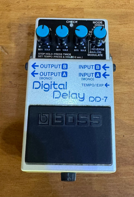 Boss DD-7 - Digital Delay Pedal - Pre-Loved