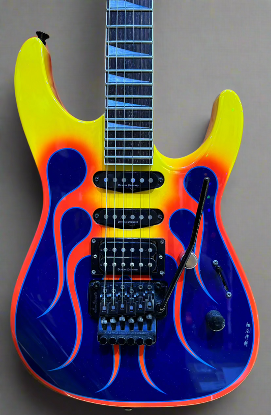 Jackson DK2 Dinky - Hot Rod Flames - Pre-Loved
