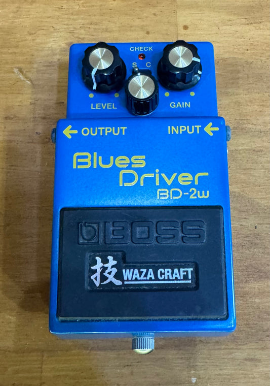 Boss BD-2W - Blues Driver - Waza Craft Pedal - Pre-Loved