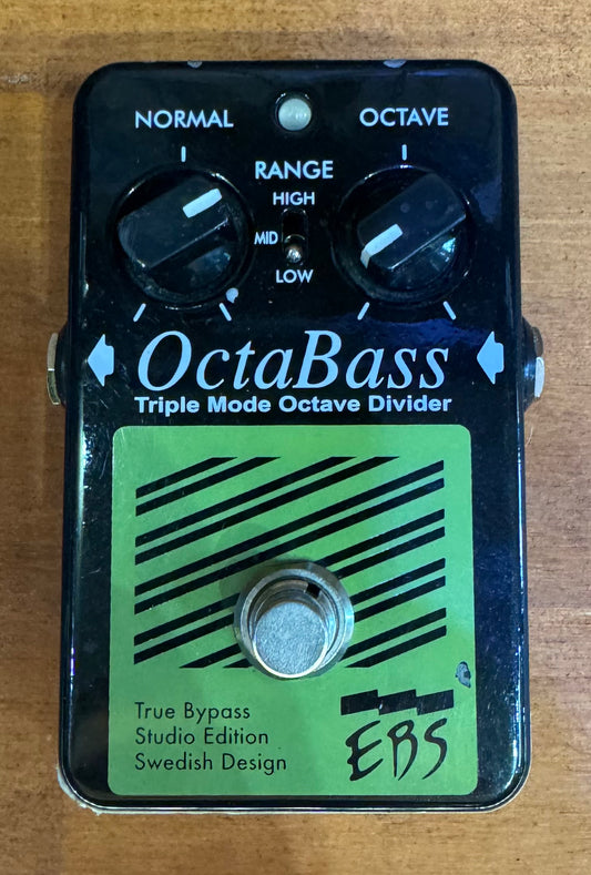 EBS OctaBass Triple Mode Octave Divider Pedal - Pre-Loved