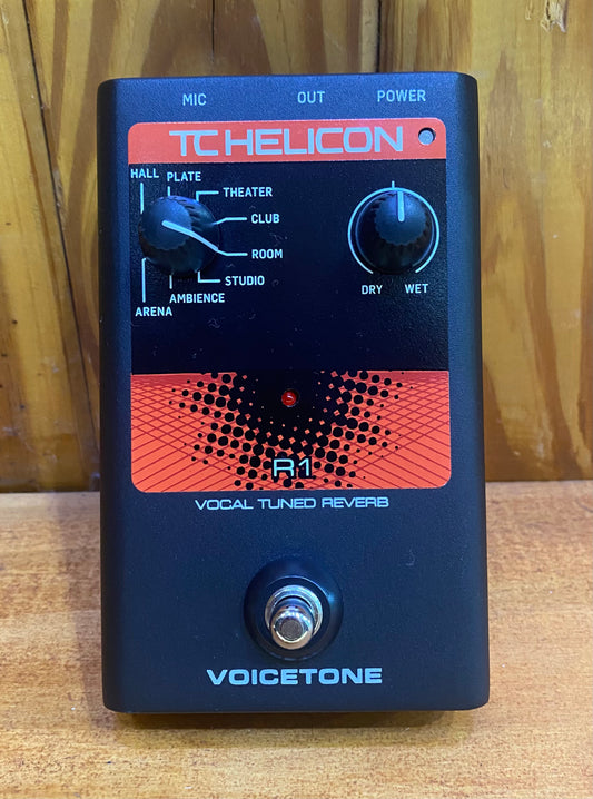 TC Helicon Voicetone R1 - Vocal Tuned Reverb - Pre-Loved