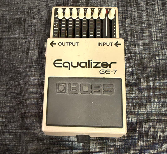 Boss GE-7 - Graphic Equalizer Pedal - Pre-Loved