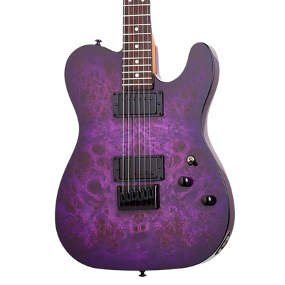 Schecter PT Standard Electric Guitar - Purple Burst Burl