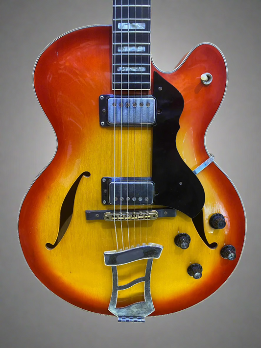 Hagstrom Jimmy D'Aquisto Archtop Cherry Burst - Pre-loved