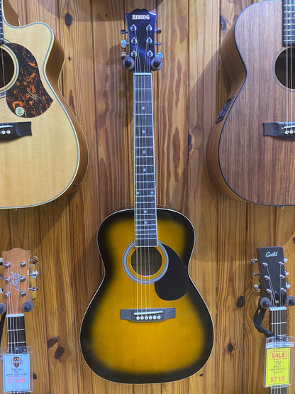 Redding 3/4 Size Steel String Acoustic Tobacco Burst