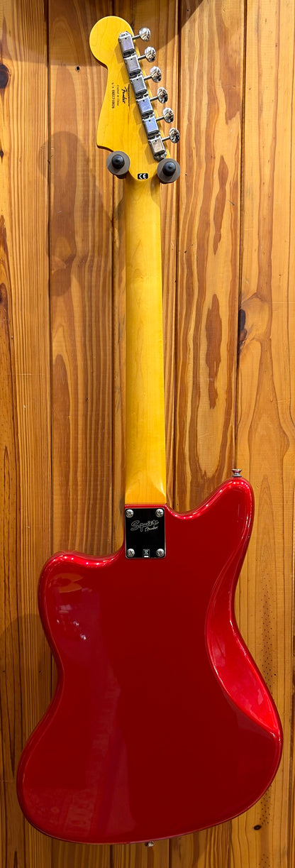 Squire Deluxe Jazzmaster w/Stop Tailpiece - Candy Apple Red - Pre-Loved