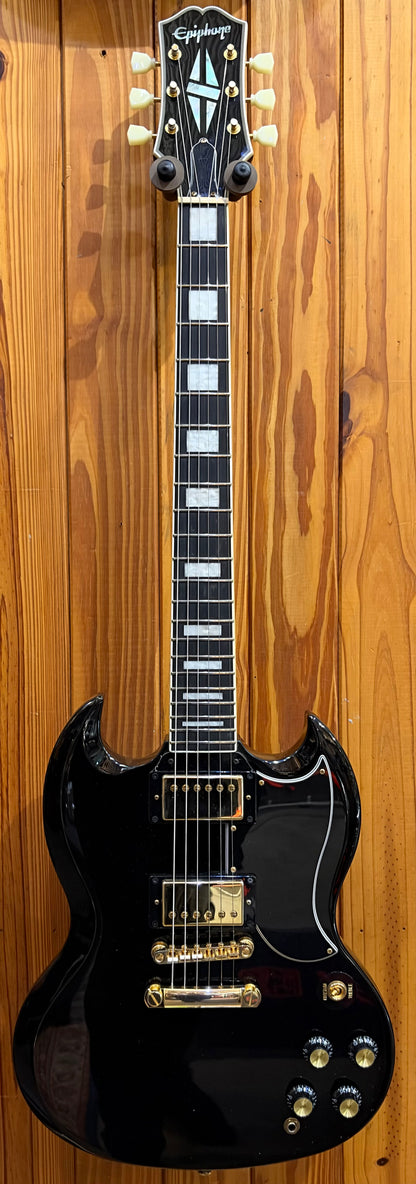 Epiphone 'Inspired by Gibson' SG Custom - Ebony - Pre-Loved