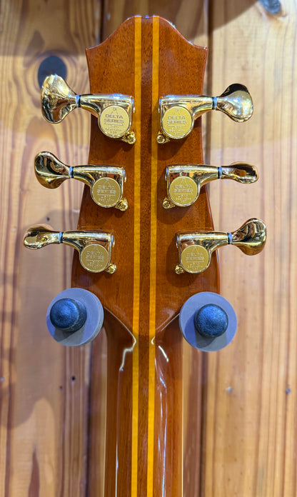 Giffin Solid Body Electric Guitar - Carved Spalted Maple Top - Pre-Loved