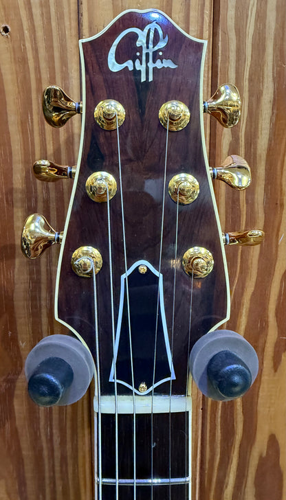Giffin Solid Body Electric Guitar - Carved Spalted Maple Top - Pre-Loved