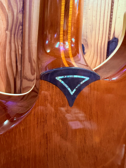 Giffin Solid Body Electric Guitar - Carved Spalted Maple Top - Pre-Loved