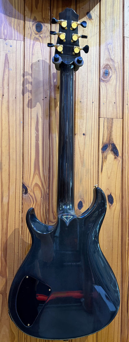 Giffin Semi-Hollow Electric Guitar - Semi-Transparent Black - Pre-Loved