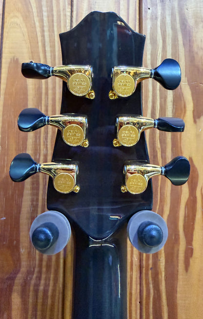 Giffin Semi-Hollow Electric Guitar - Semi-Transparent Black - Pre-Loved