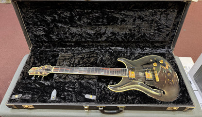 Giffin Semi-Hollow Electric Guitar - Semi-Transparent Black - Pre-Loved