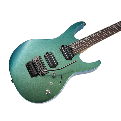 Mooer MMT-100 Electric Guitar w/Floyd Rose - Aurora Green