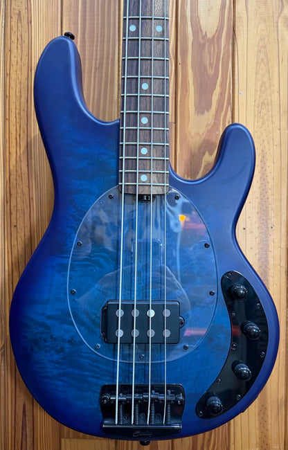 Sterling by MusicMan StingRay Ray34PB 4-String Bass - Neptune Blue Satin - Pre-Loved