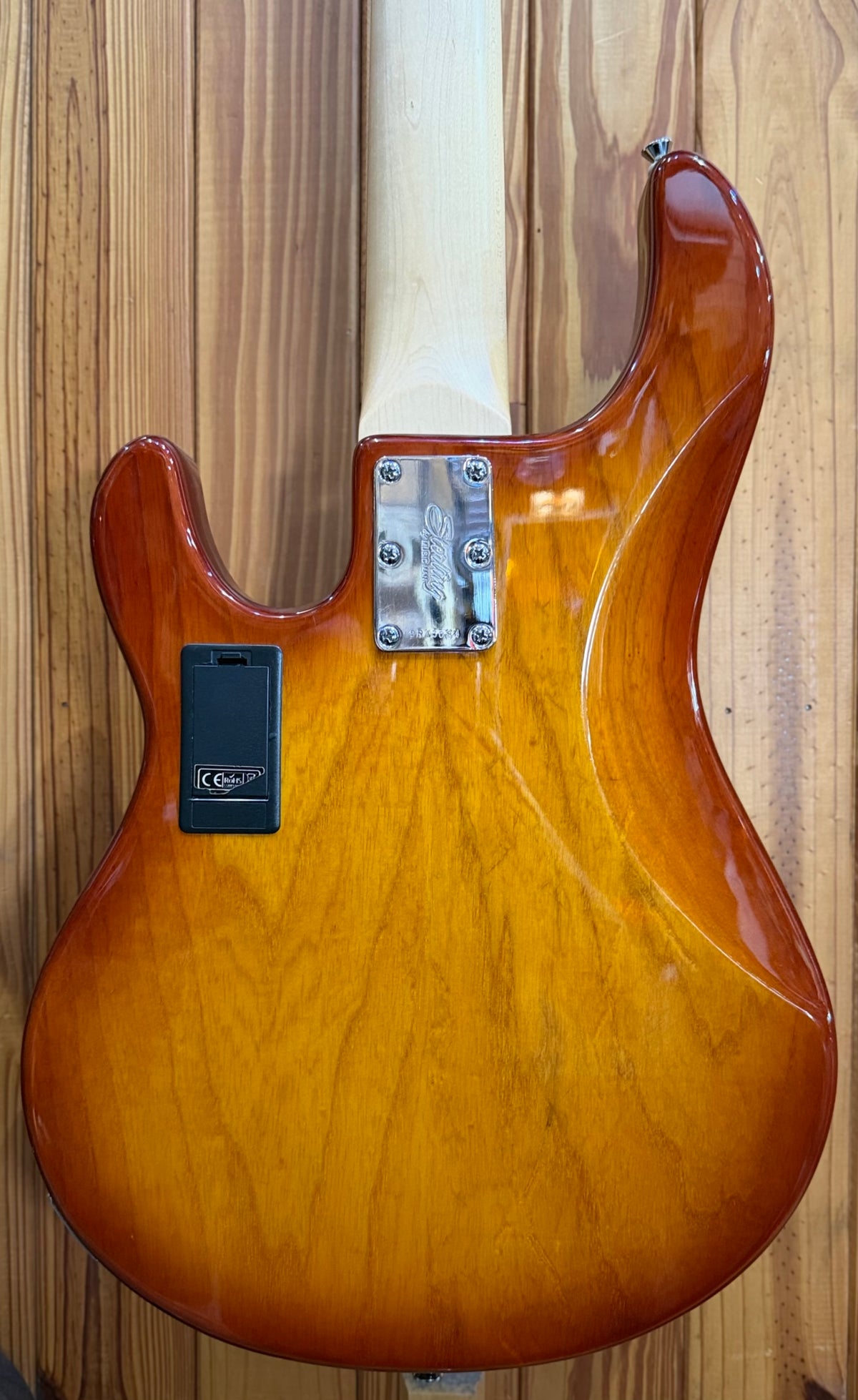 Sterling by MusicMan StingRay Ray35 5-String Bass - Koa Sunburst - Pre-Loved