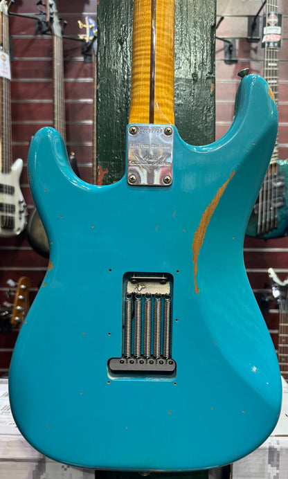Fender Custom Shop '17 Summer Ltd Fat 50s Stratocaster - Faded Relic - Faded Taos Turquoise