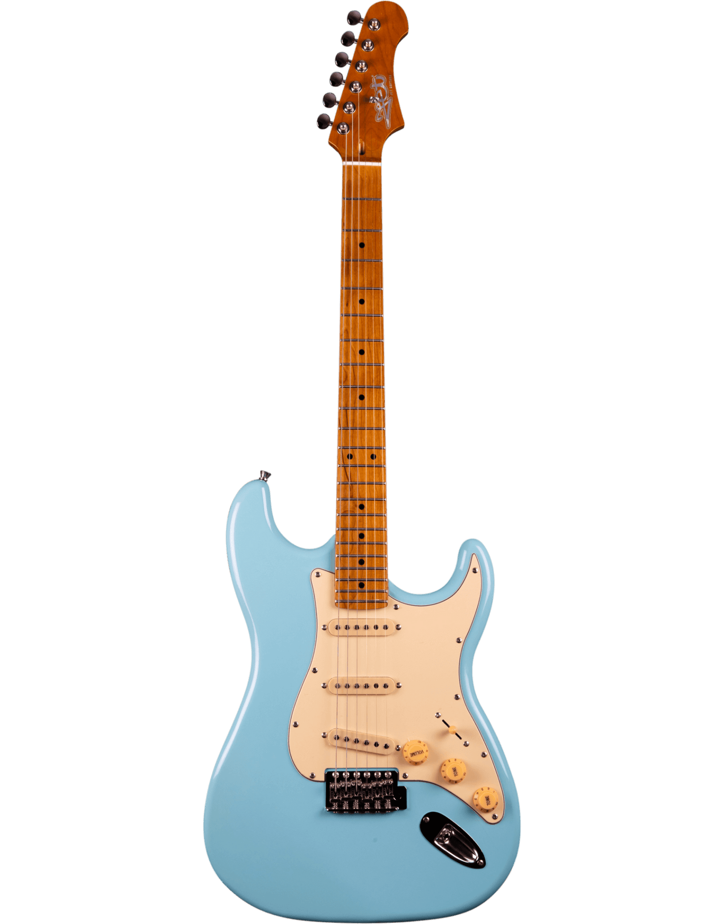 Jet JS-300 Electric Guitar - Roasted Maple Neck - Sonic Blue