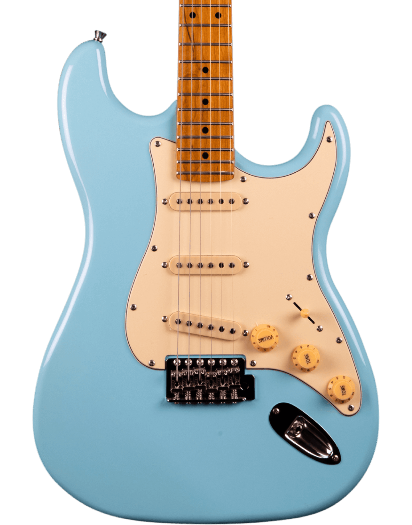 Jet JS-300 Electric Guitar - Roasted Maple Neck - Sonic Blue