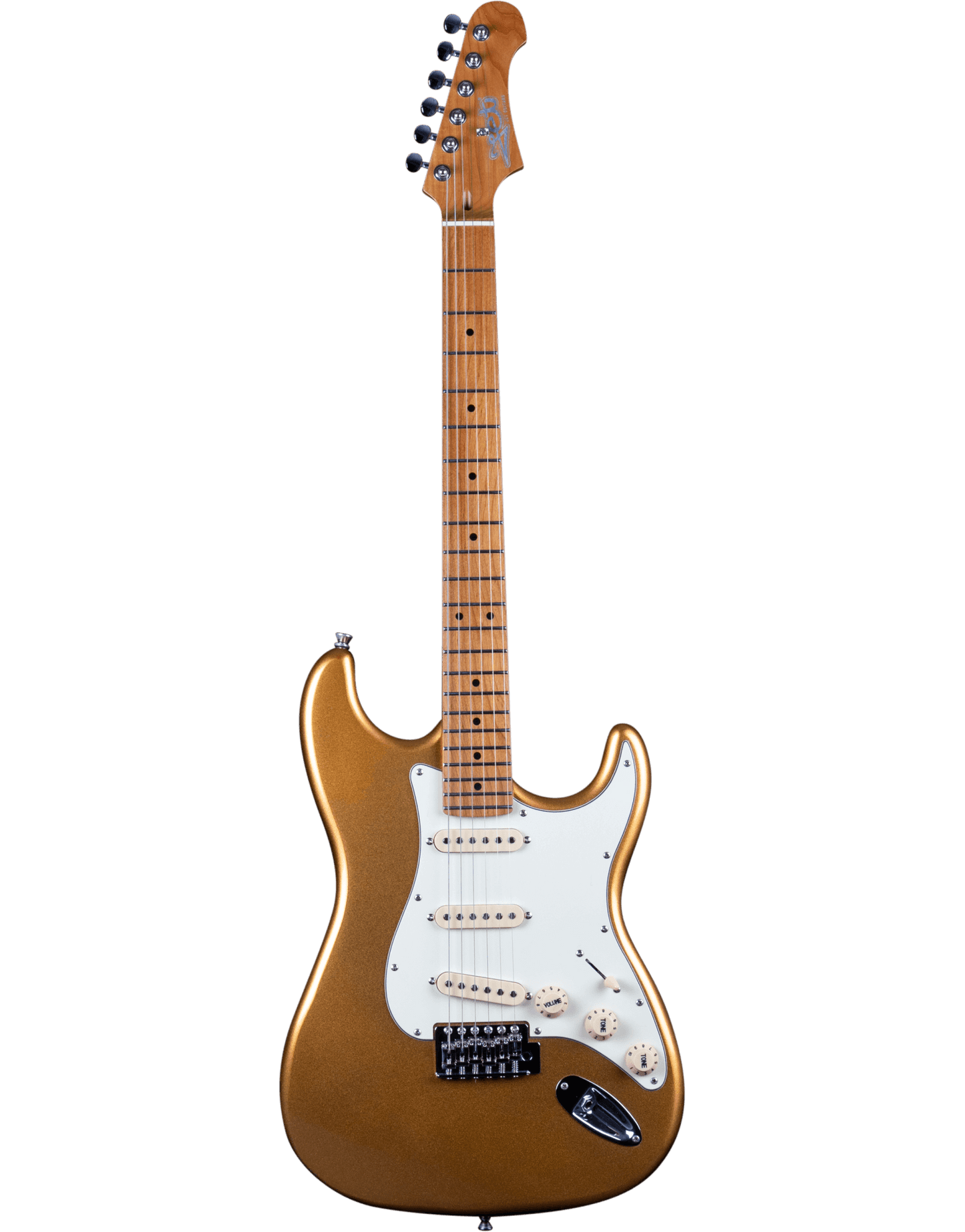 Jet JS-300 Electric Guitar - Roasted Maple Neck - Gold