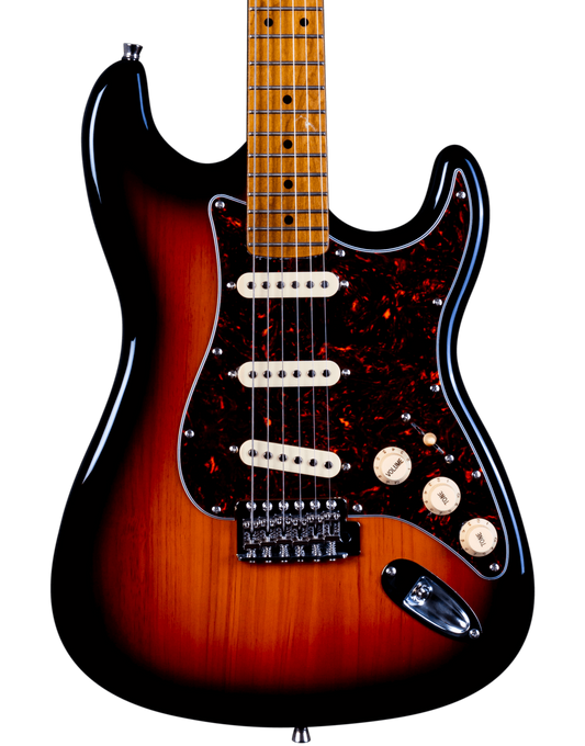 Jet JS-300 SSS Electric Roasted Maple Neck - Sunburst