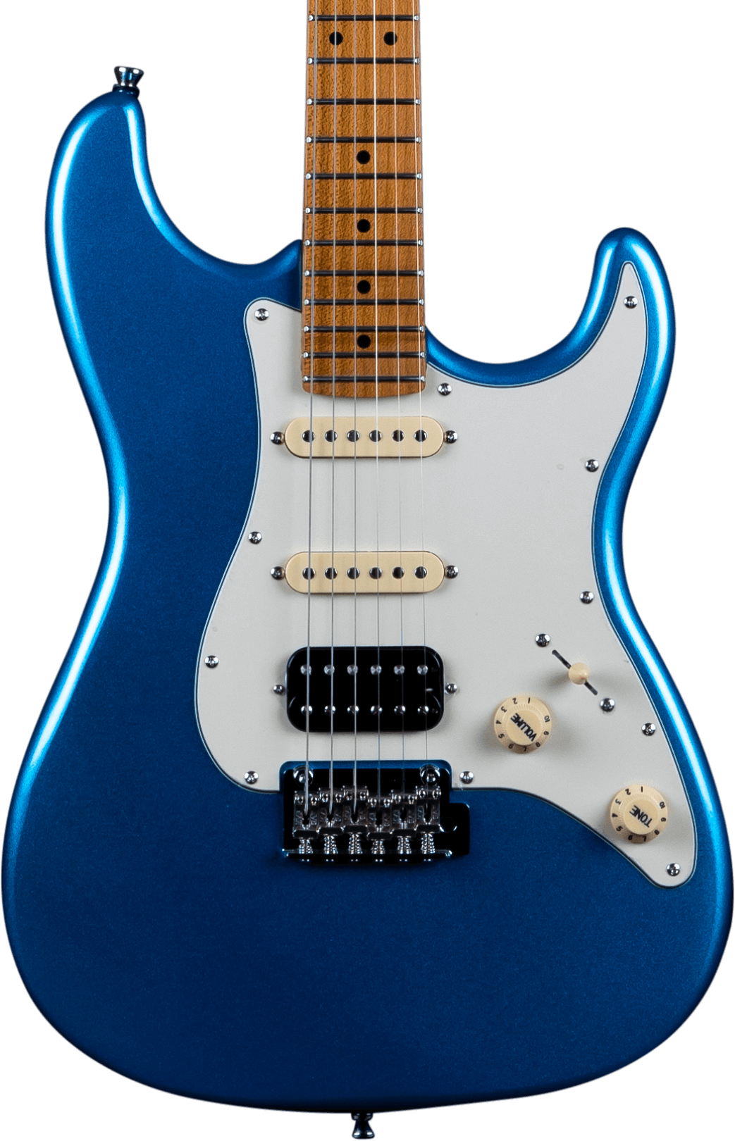 Jet JS-400 HSS Electric Roasted Maple Neck - Lake Placid Blue