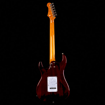 Jet JS-450 HSS Electric Roasted Maple Neck - Transparent Blue