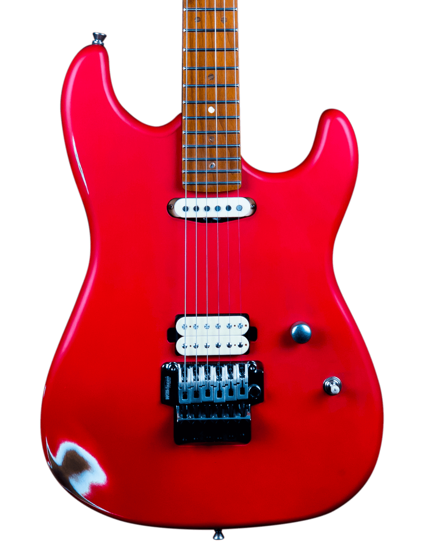 Jet JS-850 Floyd Rose Relic'd - Red