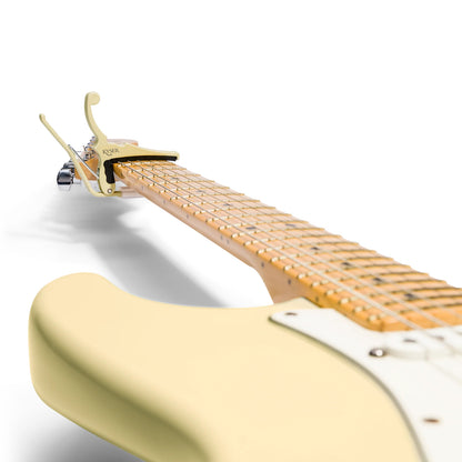 Kyser x Fender Quick-Change Electric Guitar Capo - Olympic White
