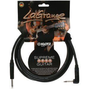 Klotz LaGrange Supreme Guitar Cable Straight/Right Angle 20ft (6m) - Black