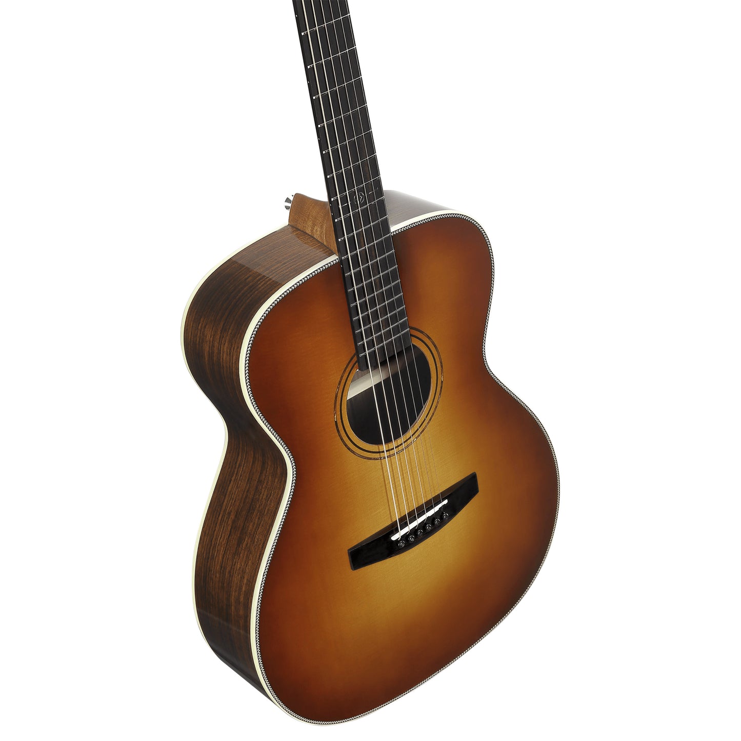 Alvarez LF70e Laureate OM Herringbone Acoustic Guitar - Sunset