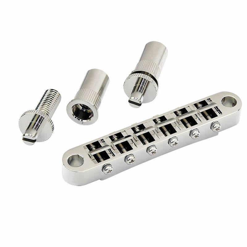 Gotoh GE103B-T Nickel Finish LP Bridge Assembly - Pre-Loved