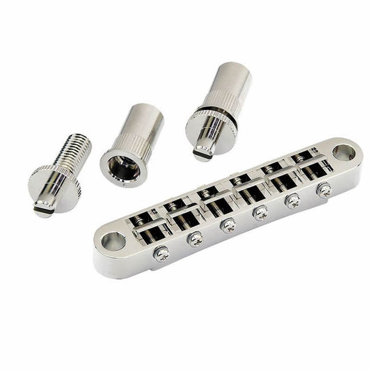 Gotoh GE103B-T Nickel Finish LP Bridge Assembly - Pre-Loved