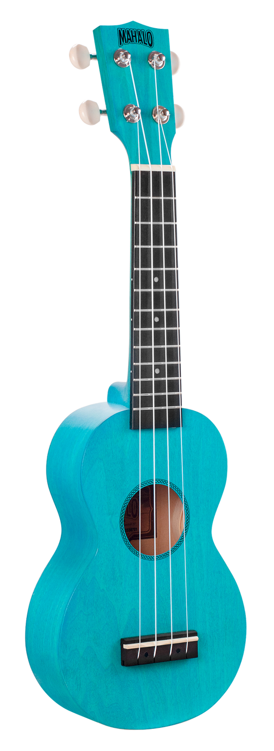 Mahalo ML1 Island Series Soprano Ukulele - Aqua Blue