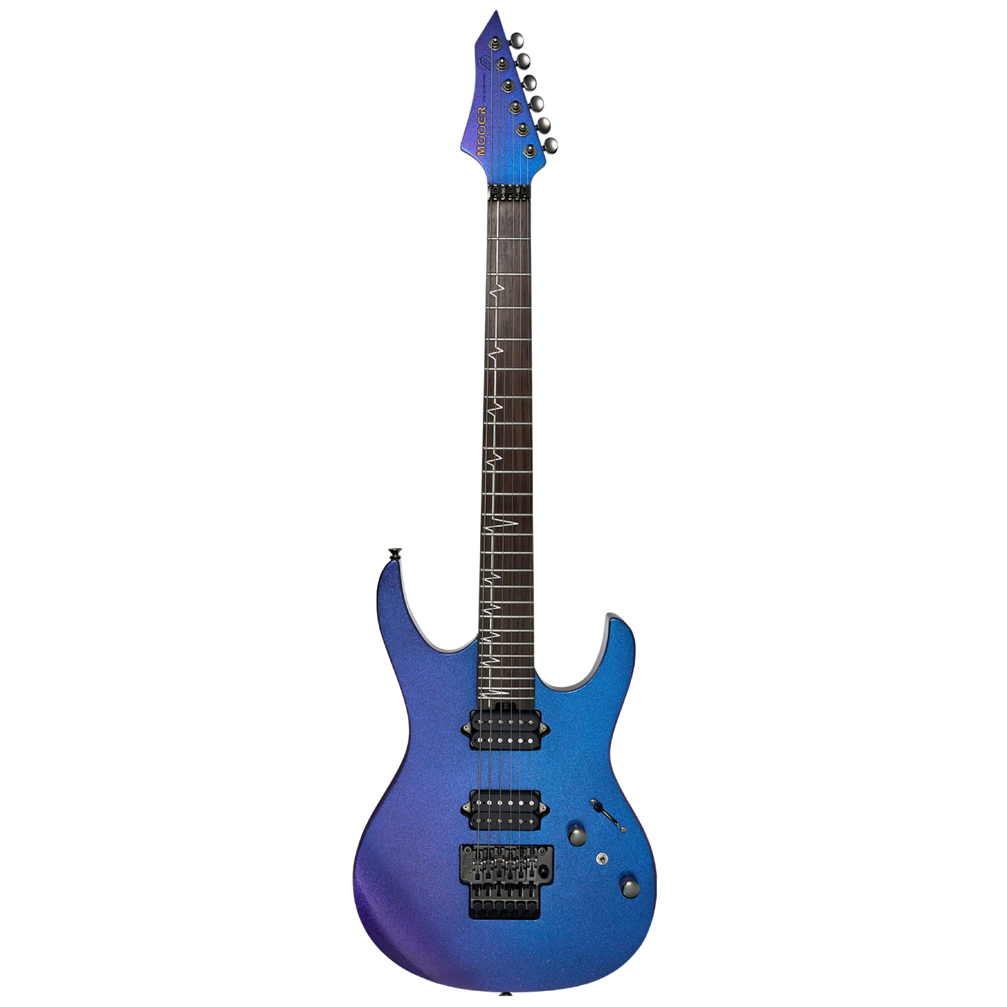 Mooer MMT-100 Electric Guitar w/Floyd Rose - Aurora Purple