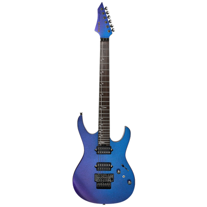Mooer MMT-100 Electric Guitar w/Floyd Rose - Aurora Purple