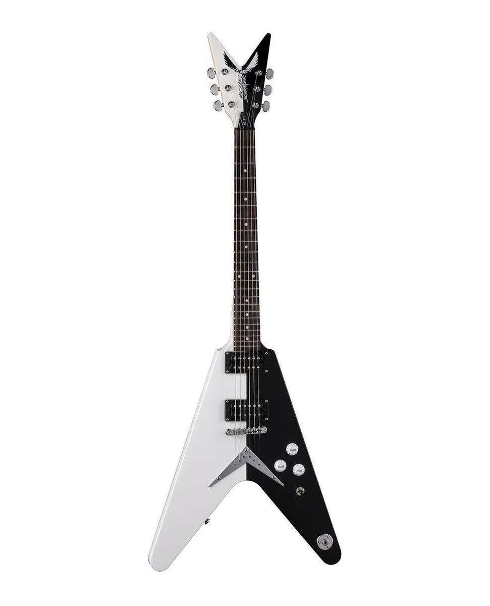 Dean Michael Schenker Flying V Electric Guitar - White / Black