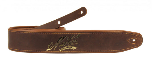Maton Deluxe Padded Leather Strap - Brown